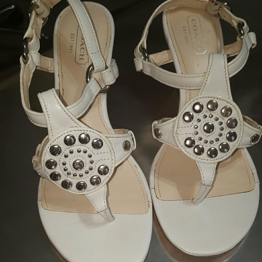 Coach wedge sandal